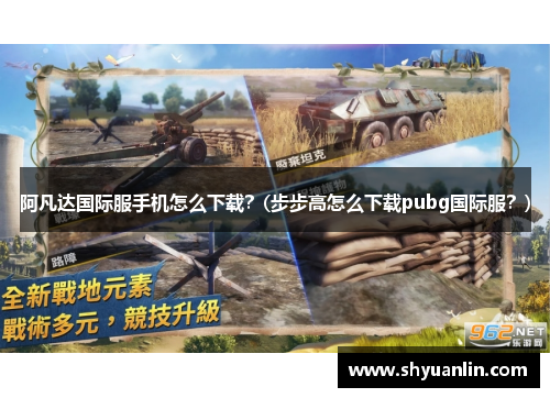 阿凡达国际服手机怎么下载？(步步高怎么下载pubg国际服？)